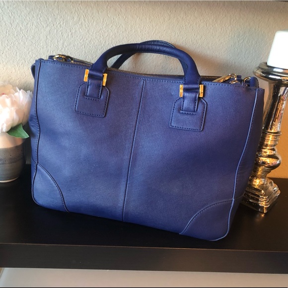 GUC Tory Burch Robinson Luggage Double-Zip Tote - Picture 2 of 11